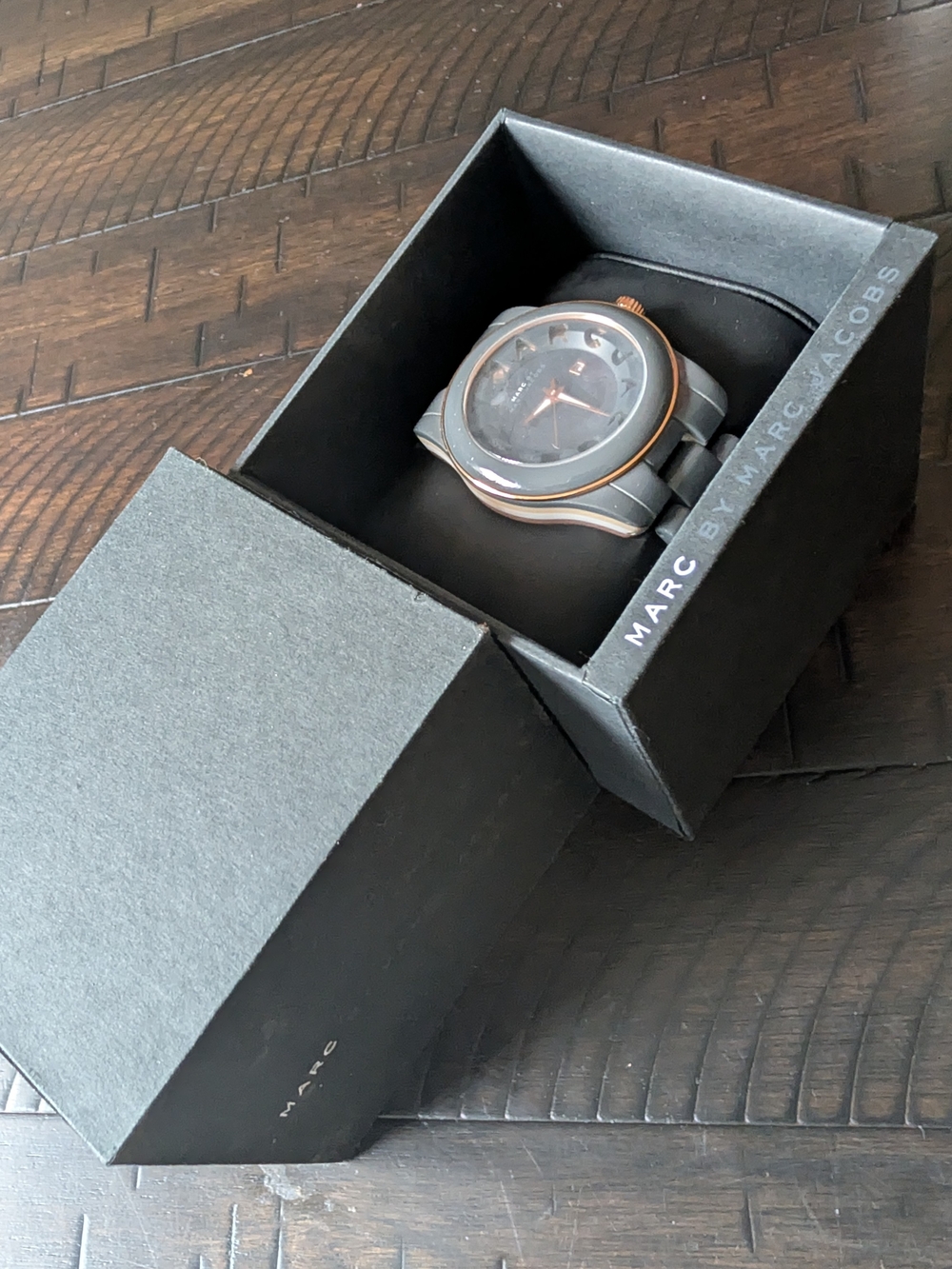 Marc by Marc Jacobs Grey Watch with Rose Gold Trim